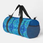 Sac De Sport Magnifique Abstrait Bleu Paon (Coin droit)