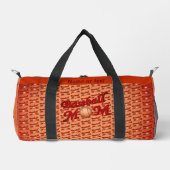 Sac De Sport Maman mignonne de baseball personnalisée (Recto)