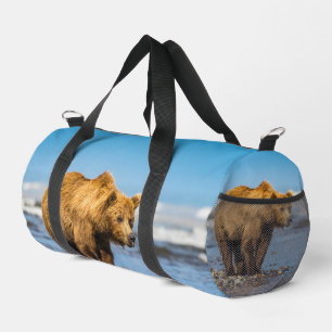 Sac De Sport Maman ours regarde ses deux enfants