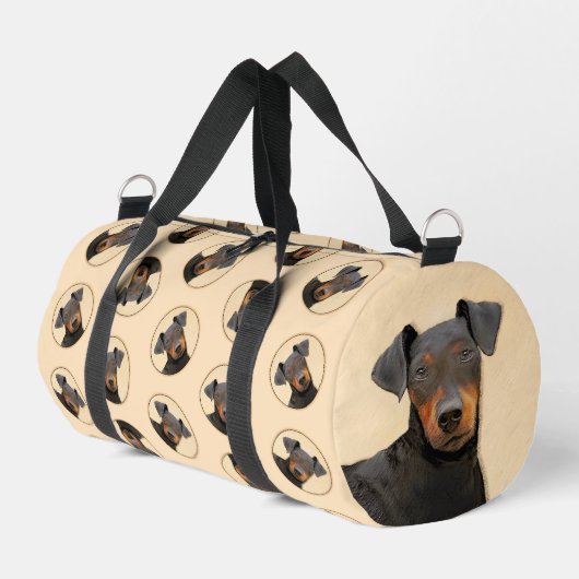Sac De Sport Manchester Terrier Peinture Art animal original (Coin gauche)