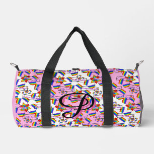 Sac De Sport Mandala de la fierté arc-en-ciel - Géométrique vib