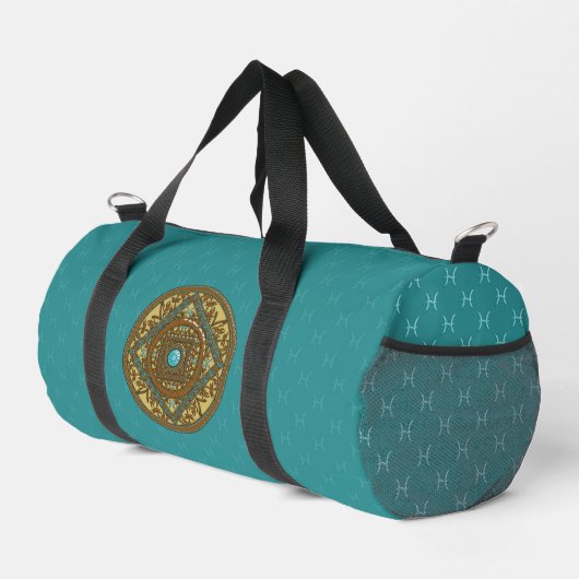 Sac De Sport Mandala des Poissons (Coin droit)