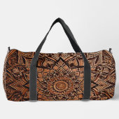 Sac De Sport Mandala Marron (Recto)