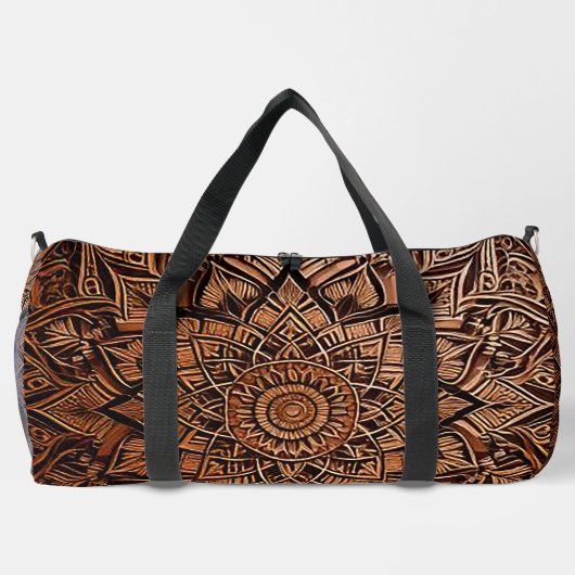 Sac De Sport Mandala Marron (Verso)