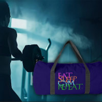 Manger. Dormir. Salle de sport. Répéter. Équipemen