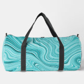 Sac De Sport Marbre turquoise moderne (Recto)