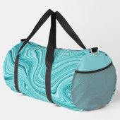 Sac De Sport Marbre turquoise moderne (Coin droit)