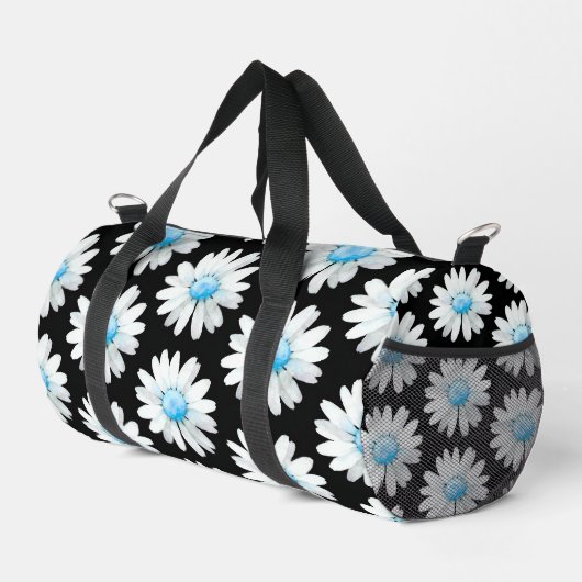 Sac De Sport Marguerites à points bleus (Coin droit)