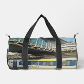 Sac De Sport Maroon et train à crème (Recto)