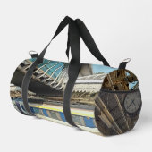 Sac De Sport Maroon et train à crème (Coin droit)