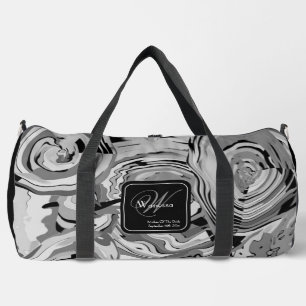 Sac De Sport Mère De Mariée Cadeau Élégant Motif Chic Monogramm