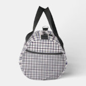 Sac De Sport Merino White and Blue Zodiac Plaid (Droite)