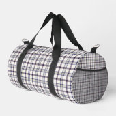 Sac De Sport Merino White and Blue Zodiac Plaid (Coin droit)