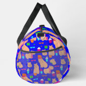 Sac De Sport mignon capybara drôle animal bleu (Droite)