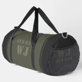 Sac De Sport Military Green Gym Bag Custom Name (Coin droit)