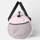 Sac De Sport Minimal Pastel rose initial et personnalisé (Droite)