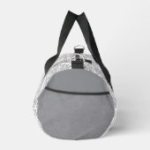 Sac De Sport Minimalist Grey Floral Pattern (Droite)
