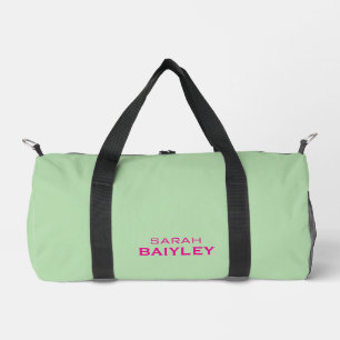 Sac De Sport Minimaliste nom personnalisé moderne