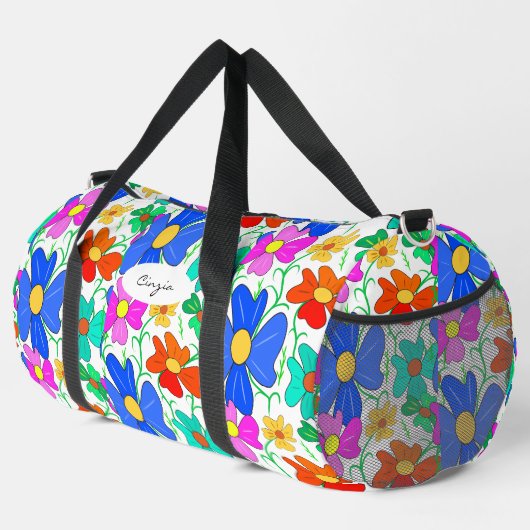Sac De Sport Modèle floral (Coin droit)