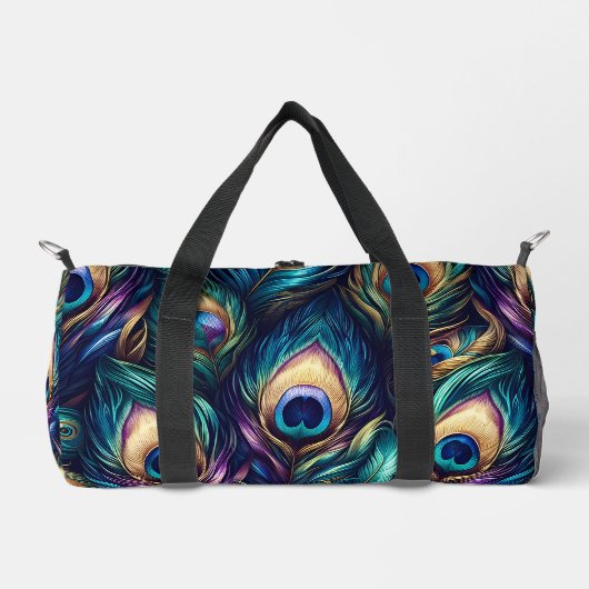 Sac De Sport Modèle Peacock plume unique (Recto)