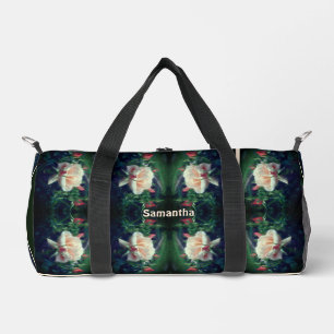 Sac De Sport Modèle personnalisé de rose et de bourgeons de pêc