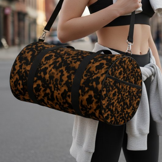 Sac De Sport Modern Brown Tortoise Shell Stylish