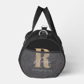 Sac De Sport Modern Monogrammed Initial R & Name Personalized (Droite)