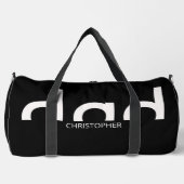 Sac De Sport Moderne Simple Papa Design avec nom (Recto)