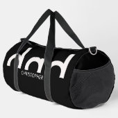 Sac De Sport Moderne Simple Papa Design avec nom (Coin droit)