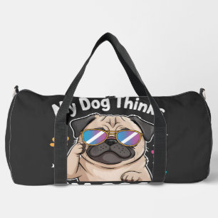 Sac De Sport Mon chien pense que je suis cool, c'est tout ce qu