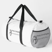 Sac De Sport Mon histoire est simple (Coin droit)