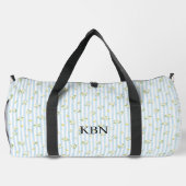 Sac De Sport Monogram Bleu Blanc Rayures Citrons Méditerranée (Verso)