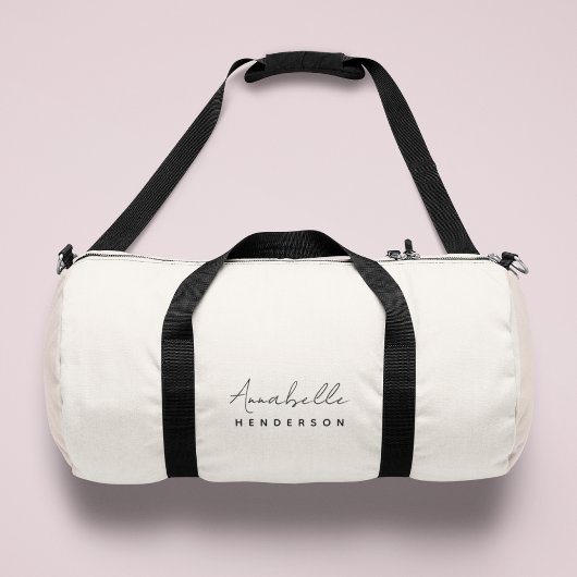 Sac De Sport Monogram neutre | Minimalist stylish
