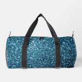 Sac De Sport Monogramme bleu clair faux parties scintillant (Verso)