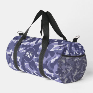 Sac De Sport Monogramme Camo Bleu