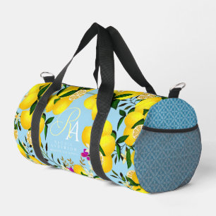 Sac De Sport Monogramme citron bleu