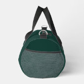 Sac De Sport Monogramme Classique Moderne Minimal Vert Foncé Bl (Droite)