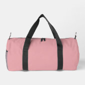 Sac De Sport Monogramme de fille et nom rose roux (Verso)