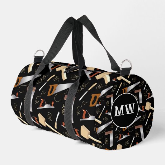 Sac De Sport Monogramme de menuisier (Coin gauche)
