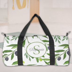 Sac De Sport Monogramme de nom motif olivier campagne française