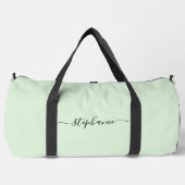 Sac De Sport Monogramme de nom simple minimal (Recto)
