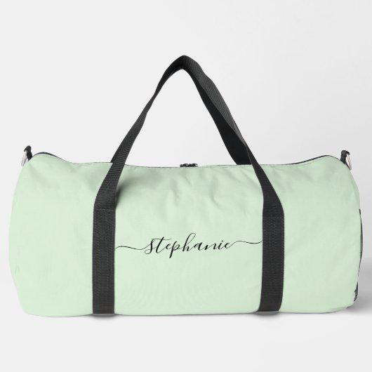Sac De Sport Monogramme de nom simple minimal (Recto)