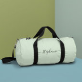 Sac De Sport Monogramme de nom simple minimal