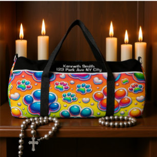 Sac De Sport Monogramme de voyage arc-en-ciel empreinte de patt