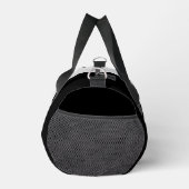 Sac De Sport Monogramme Deux tons moderne noir et gris clair (Droite)