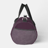 Sac De Sport Monogramme écriture Plum Violet Gris Blanc (Droite)