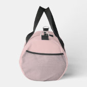 Sac De Sport Monogramme et nom rose pâle moderne (Droite)