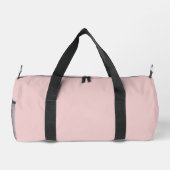 Sac De Sport Monogramme et nom rose pâle moderne (Verso)