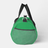 Sac De Sport Monogramme Initiales Nom Marine Vert Bleu Preppy (Droite)