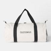 Sac De Sport Monogramme Moderne Fille Calligraphie Script Perso (Recto)
